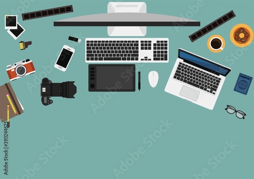 Photographer workspace design