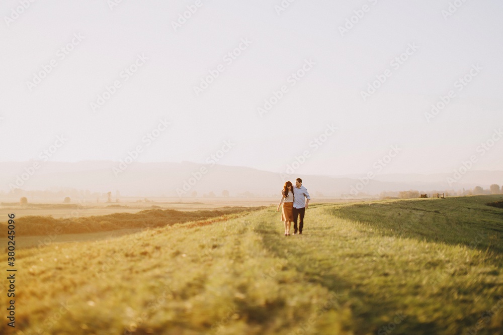 Young couple in love. Young couple in love.