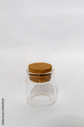 empty bottle isolated in white background