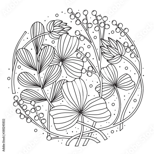 intricate floral design