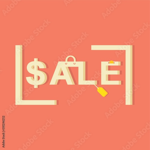sale lettering design