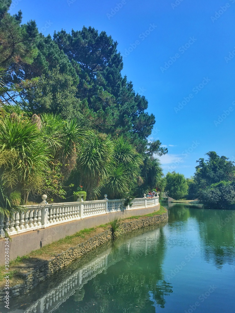 Fototapeta premium river in the park