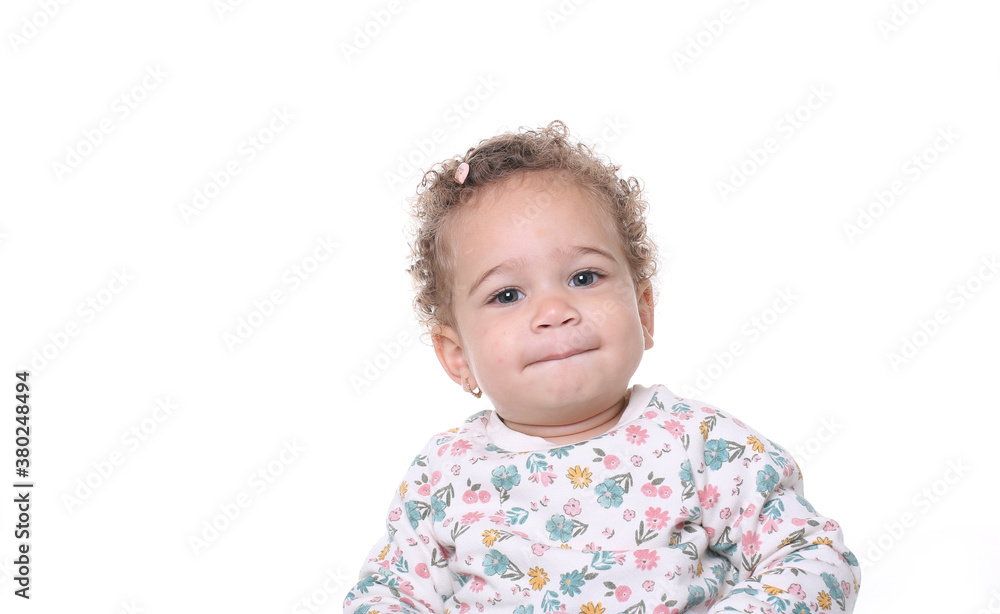 Beautiful happy little girl Beautiful happy little girl