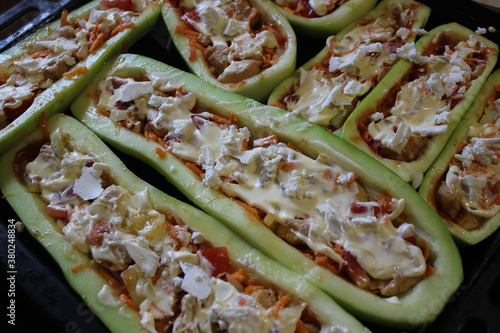 grilled chicken with vegetables