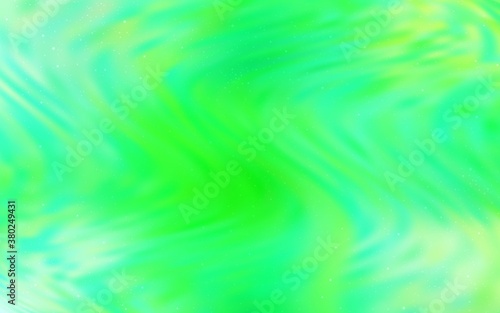 Light Green, Yellow vector texture with milky way stars. Modern abstract illustration with Big Dipper stars. Pattern for futuristic ad, booklets.