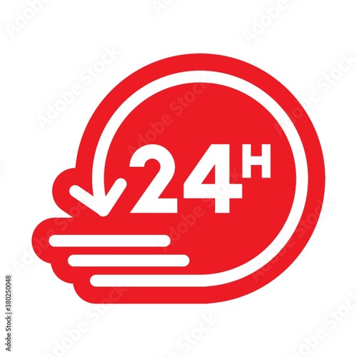 24 hours icon