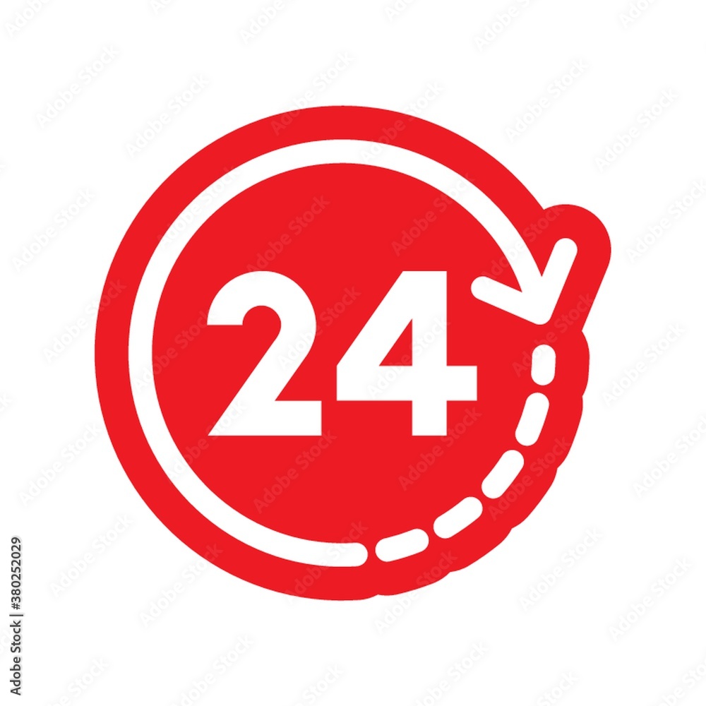 24 hours icon 24 hours icon