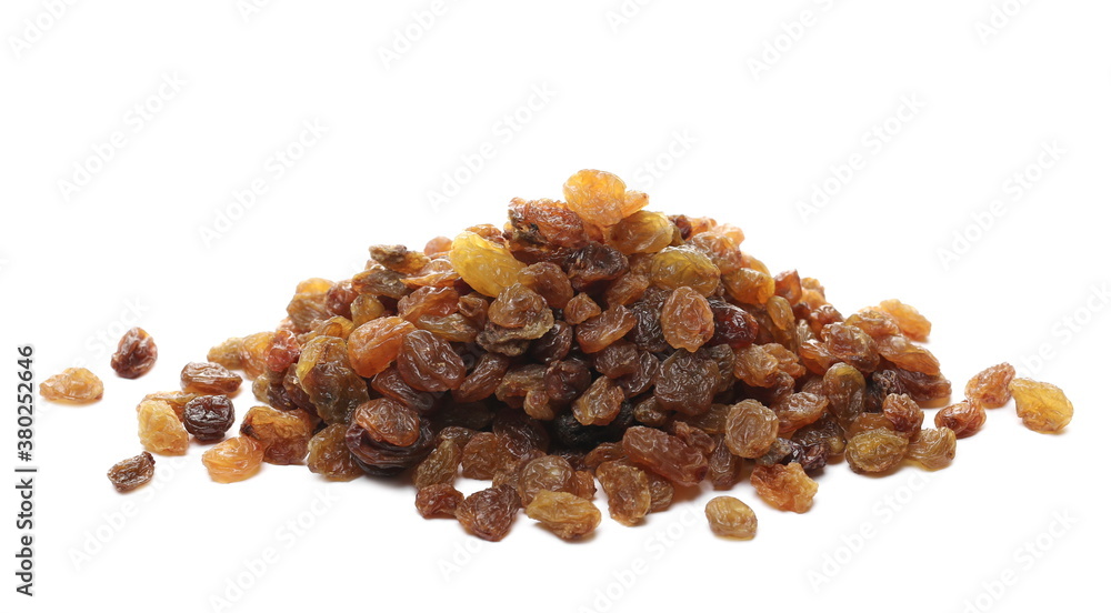 Raisins isolated on white background Raisins isolated on white background