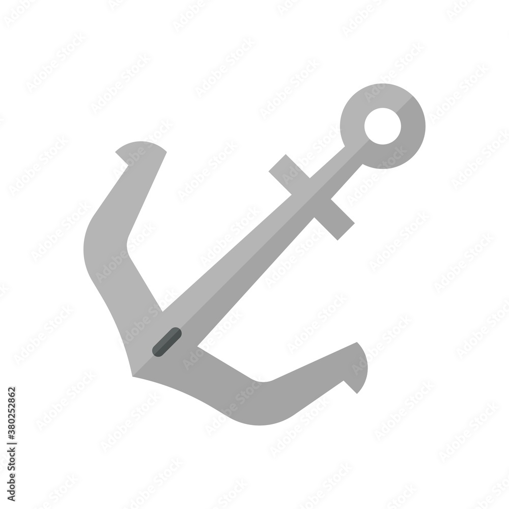 summer holiday related summer beach anchor with arrow style vector in flat style, summer holiday related summer beach anchor with arrow style vector in flat style,