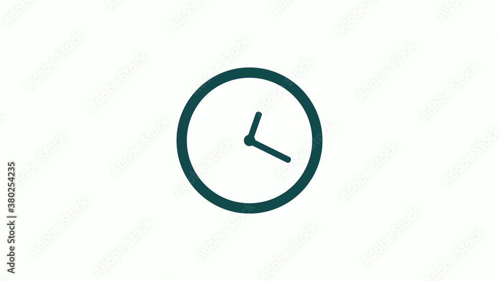 Amazing cyan dark circle 12 hours clock icon without trick,12 hours clock icon on white background Amazing cyan dark circle 12 hours clock icon without trick,12 hours clock icon on white background
