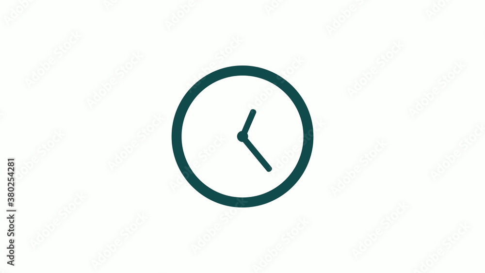 Amazing cyan dark circle 12 hours clock icon without trick,12 hours clock icon on white background Amazing cyan dark circle 12 hours clock icon without trick,12 hours clock icon on white background