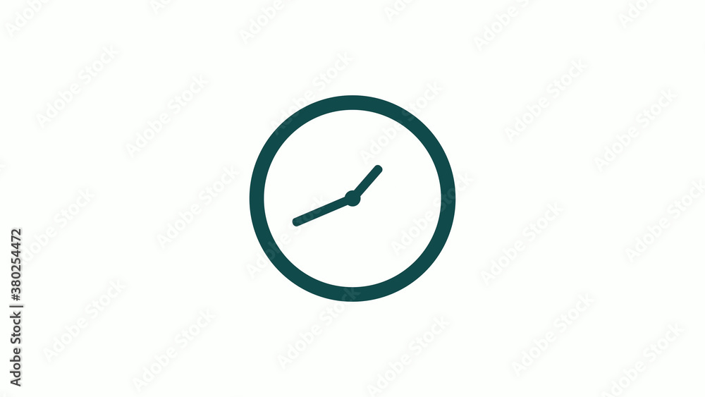 Amazing cyan dark circle 12 hours clock icon without trick,12 hours clock icon on white background Amazing cyan dark circle 12 hours clock icon without trick,12 hours clock icon on white background