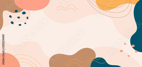 Abstract background curve shape line wave pastel color