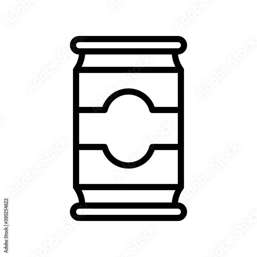 summer holiday related cold drink or soda teen pack bottle vector in lineal style,