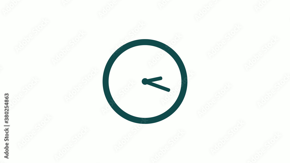 Amazing cyan dark circle 12 hours clock icon without trick,12 hours clock icon on white background Amazing cyan dark circle 12 hours clock icon without trick,12 hours clock icon on white background