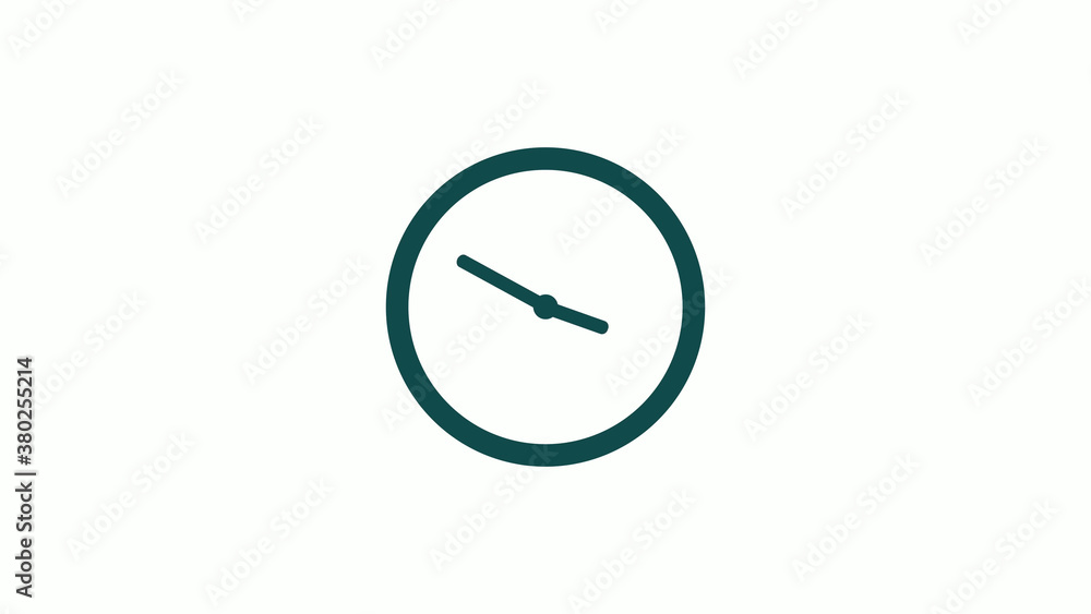 Amazing cyan dark circle 12 hours clock icon without trick,12 hours clock icon on white background Amazing cyan dark circle 12 hours clock icon without trick,12 hours clock icon on white background