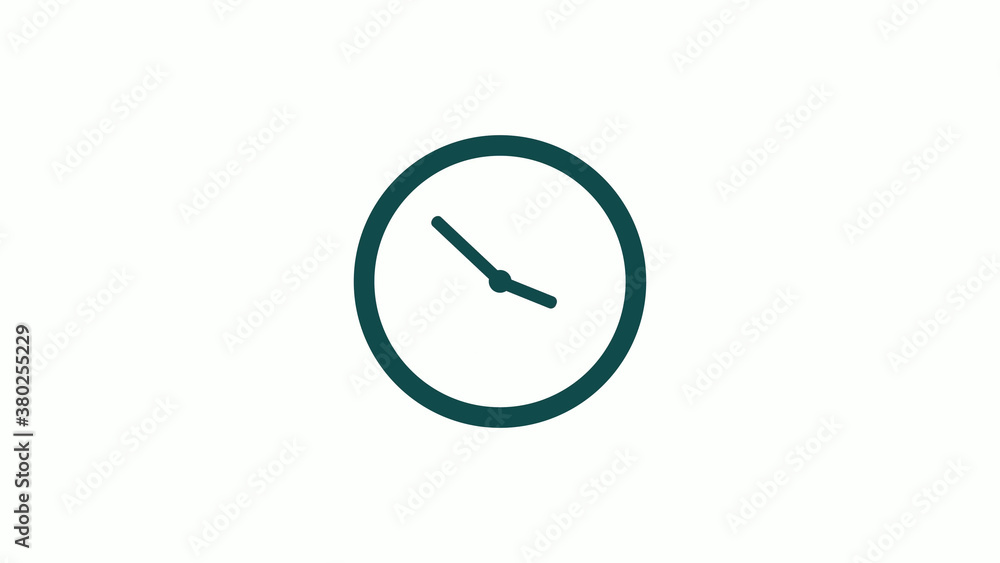 Amazing cyan dark circle 12 hours clock icon without trick,12 hours clock icon on white background Amazing cyan dark circle 12 hours clock icon without trick,12 hours clock icon on white background