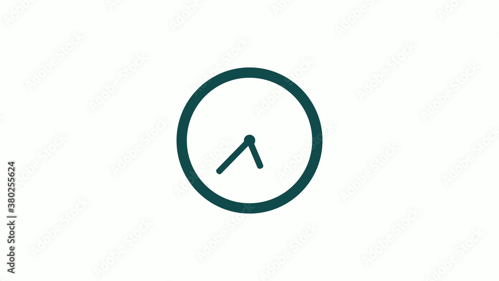 Amazing cyan dark circle 12 hours clock icon without trick,12 hours clock icon on white background Amazing cyan dark circle 12 hours clock icon without trick,12 hours clock icon on white background
