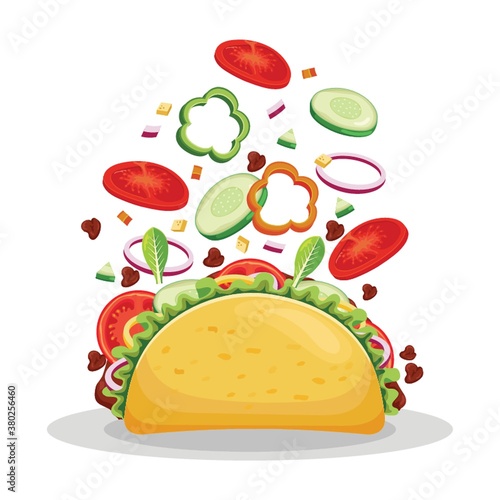 Tossed taco.