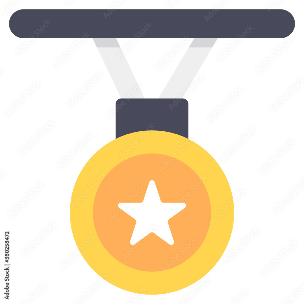 Star medal icon in flat style, achievement concept vector
Star medal icon in flat style, achievement concept vector