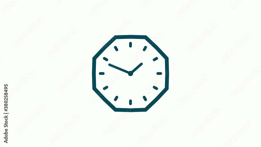 Amazing cyan dark counting down clock isolated on white background,clock icon Amazing cyan dark counting down clock isolated on white background,clock icon