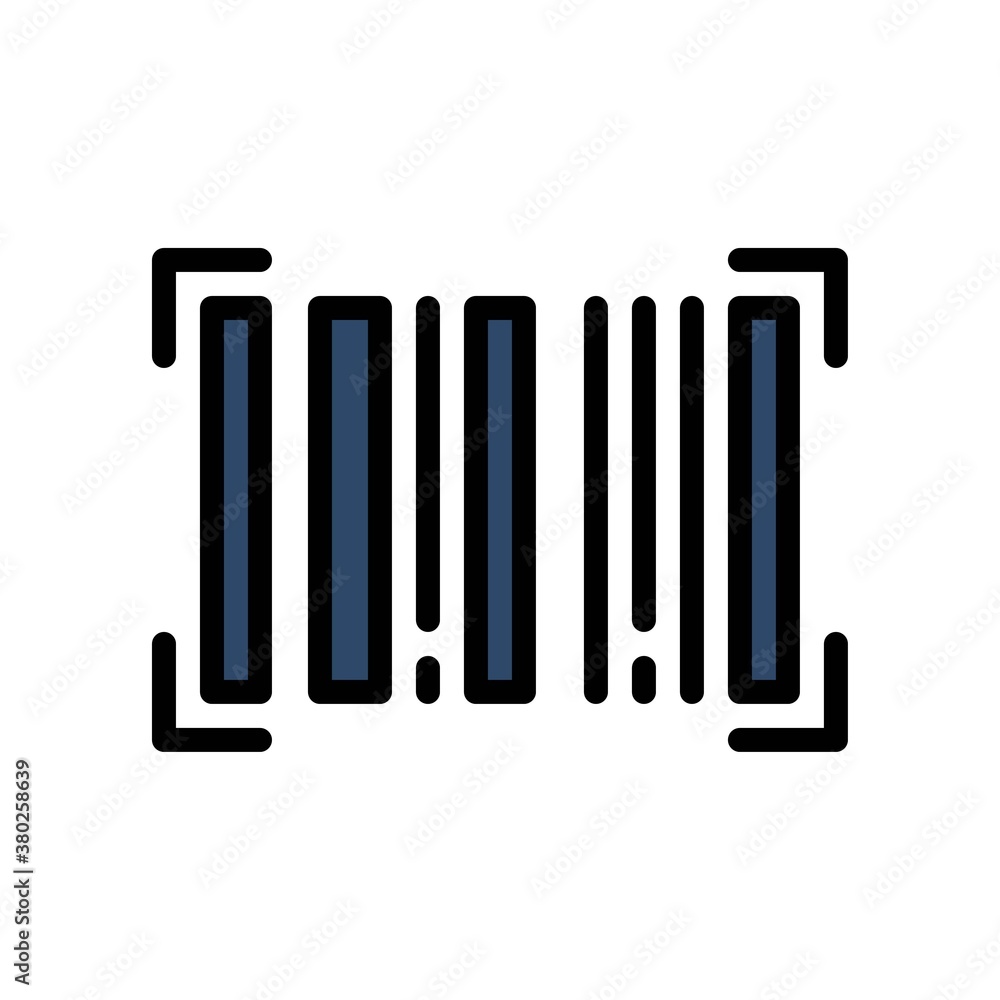supper market or online shopping related bar code or scane code vector with editable stroke, supper market or online shopping related bar code or scane code vector with editable stroke,