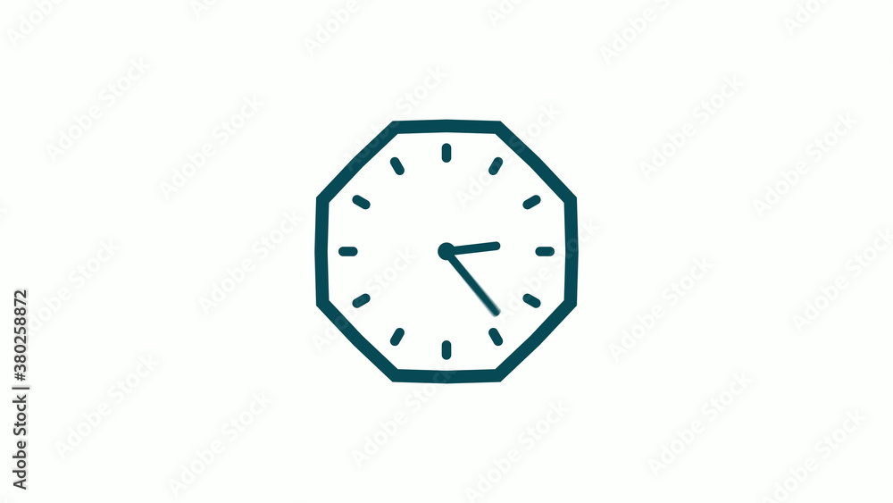 Amazing cyan dark counting down clock isolated on white background,clock icon Amazing cyan dark counting down clock isolated on white background,clock icon