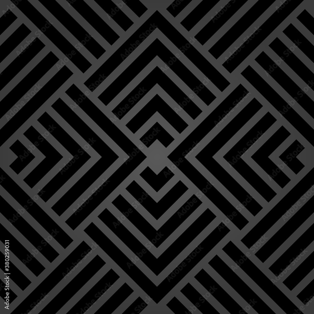 Geometric abstract pattern. Geometric modern ornament. Seamless modern dark background Geometric abstract pattern. Geometric modern ornament. Seamless modern dark background