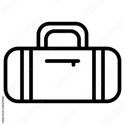 
A bag carrying equipments and accessories for players depicting sports bag
