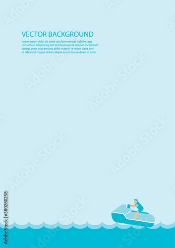 watercraft background design