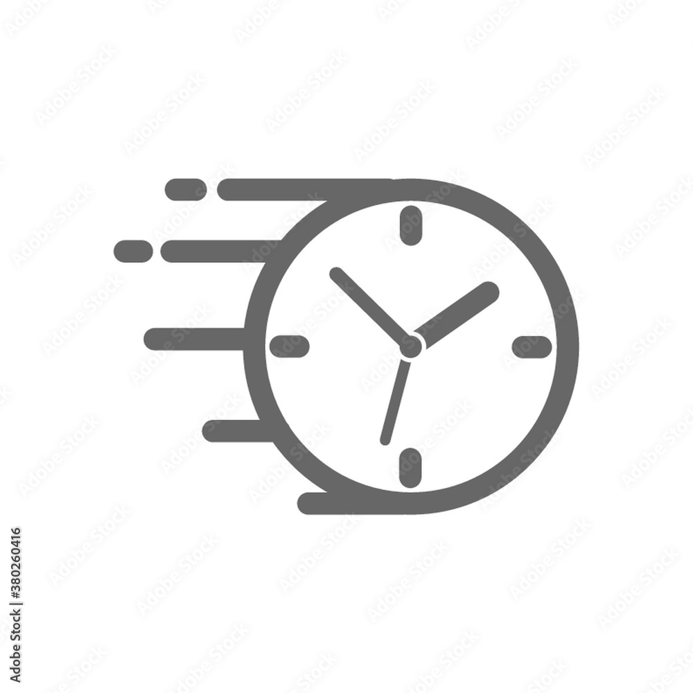 flying clock icon flying clock icon
