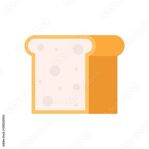 supper market or online shopping related bread with circles vector in flat style,