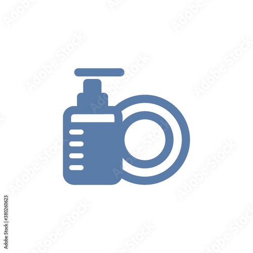 soap dispenser with plate