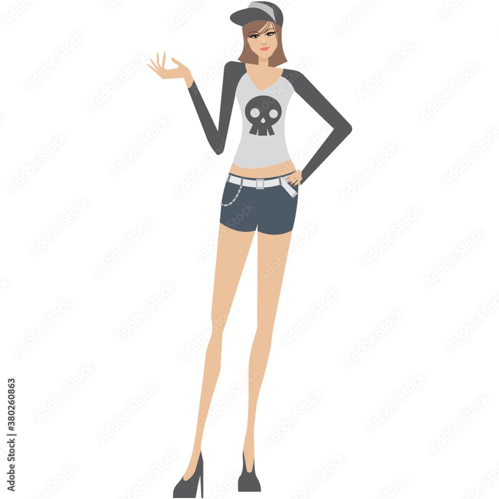 Fototapeta premium fashion model posing