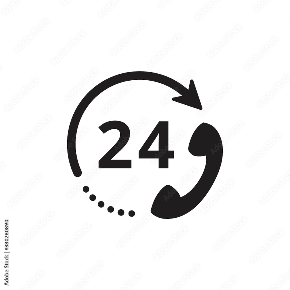 24 hours customer service icon 24 hours customer service icon