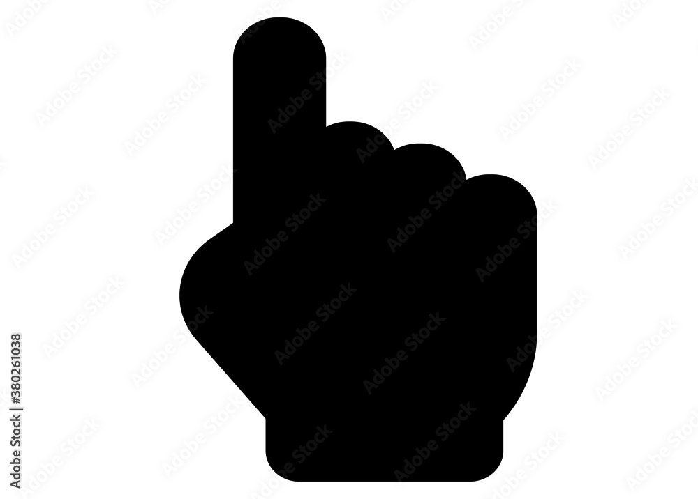 Obraz premium Pointer Icon for Graphic Design Projects 