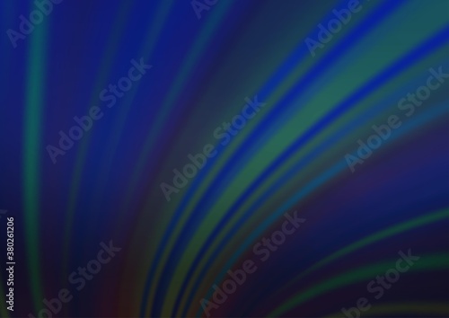 Dark BLUE vector blurred bright template. Colorful illustration in blurry style with gradient. A completely new design for your business.
