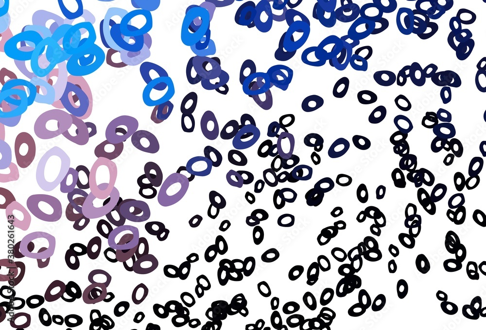 Dark Pink, Blue vector backdrop with dots. Dark Pink, Blue vector backdrop with dots.