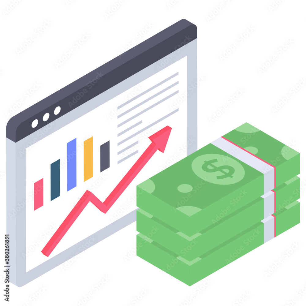 Analysis report isometric icon design
Analysis report isometric icon design
