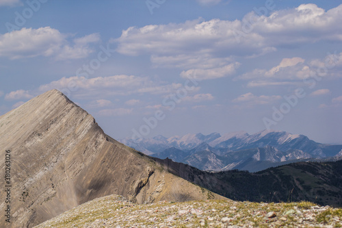 View of the mountains in the Bob Marshall Wilderness Complex photo