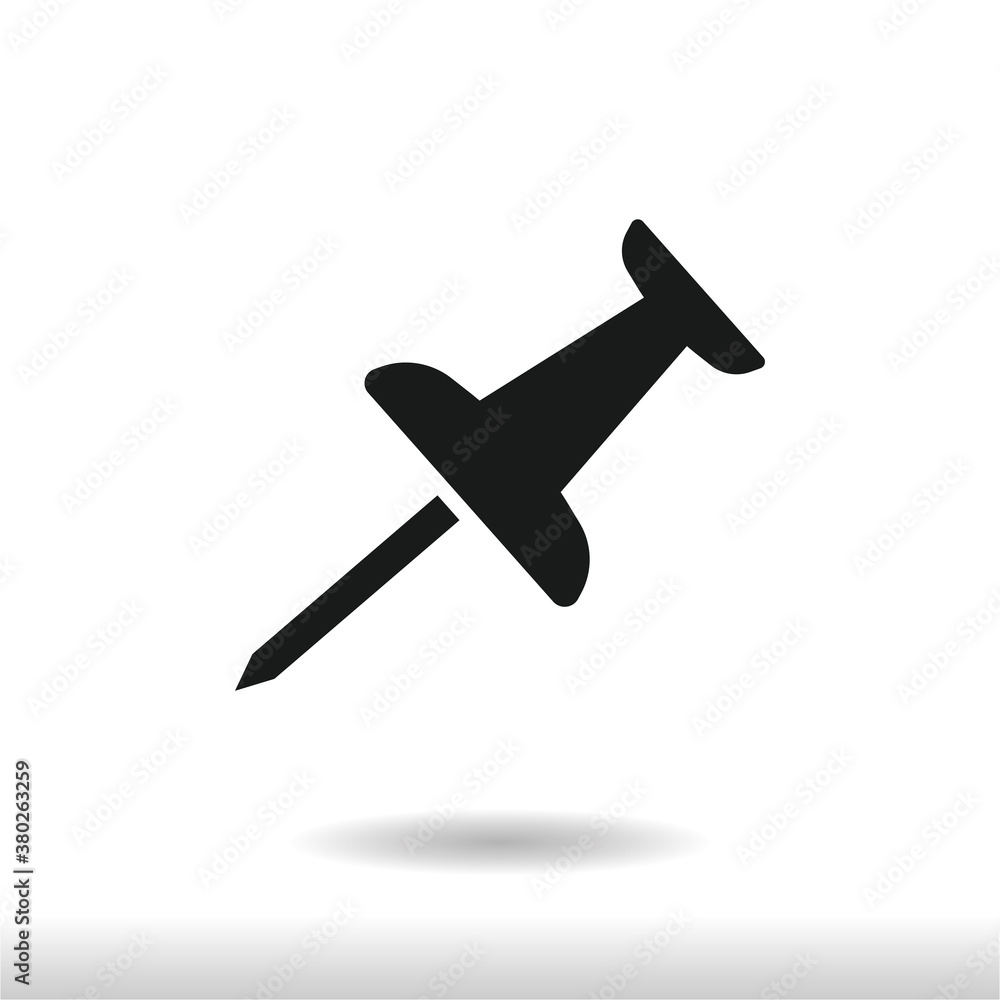 Push Pin icon vector eps 10 Push Pin icon vector eps 10