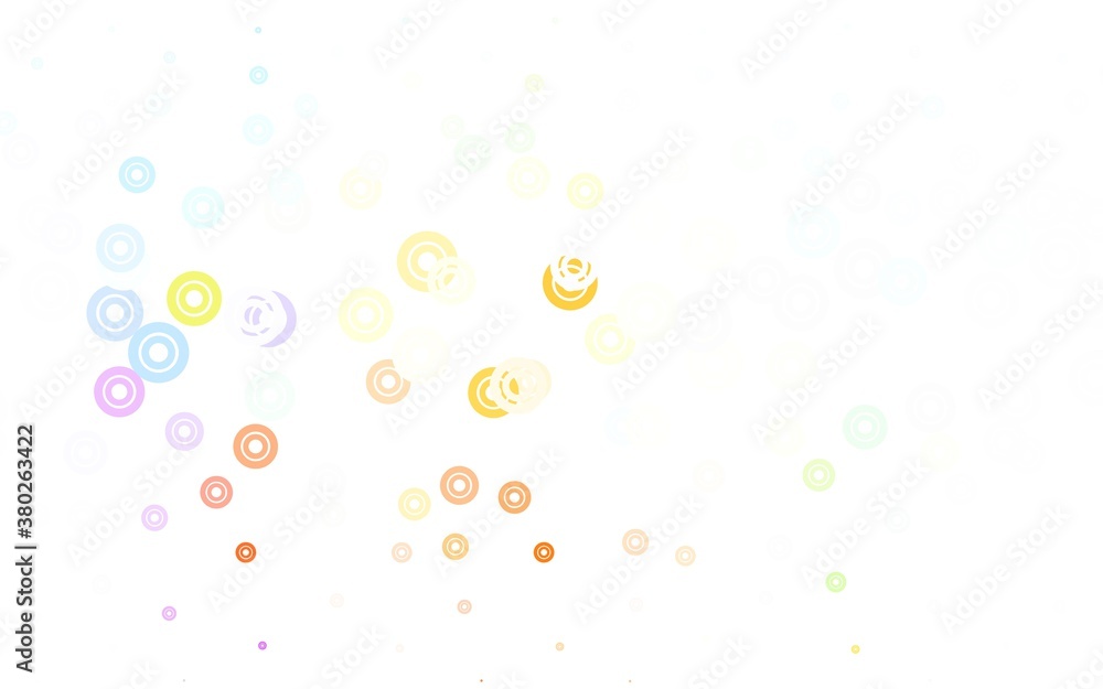 Light Blue, Yellow vector background with spots. Light Blue, Yellow vector background with spots.