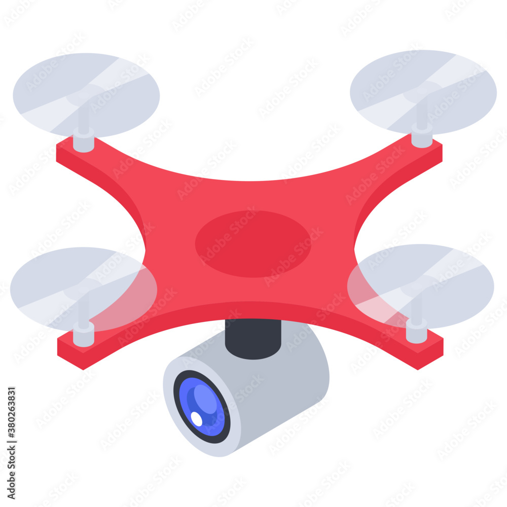 Drone camera icon design, isometric vector
Drone camera icon design, isometric vector