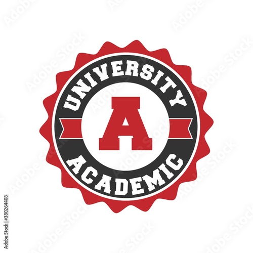 university academic logo element