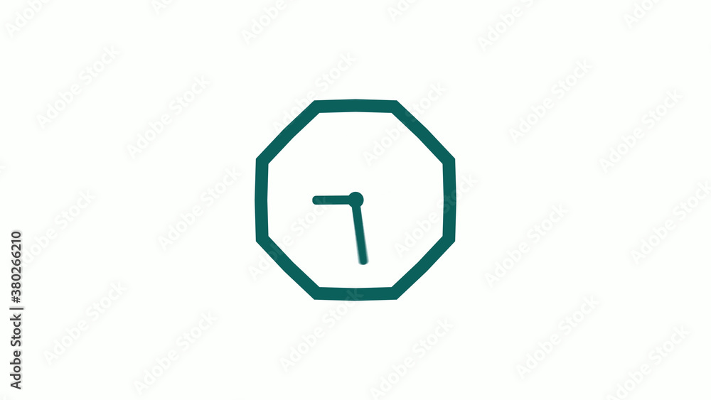 New cyan dark counting down clock icon on white background,12 hours clock icon New cyan dark counting down clock icon on white background,12 hours clock icon