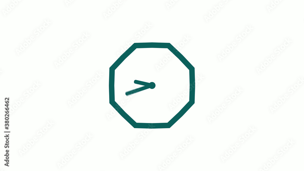New cyan dark counting down clock icon on white background,12 hours clock icon New cyan dark counting down clock icon on white background,12 hours clock icon