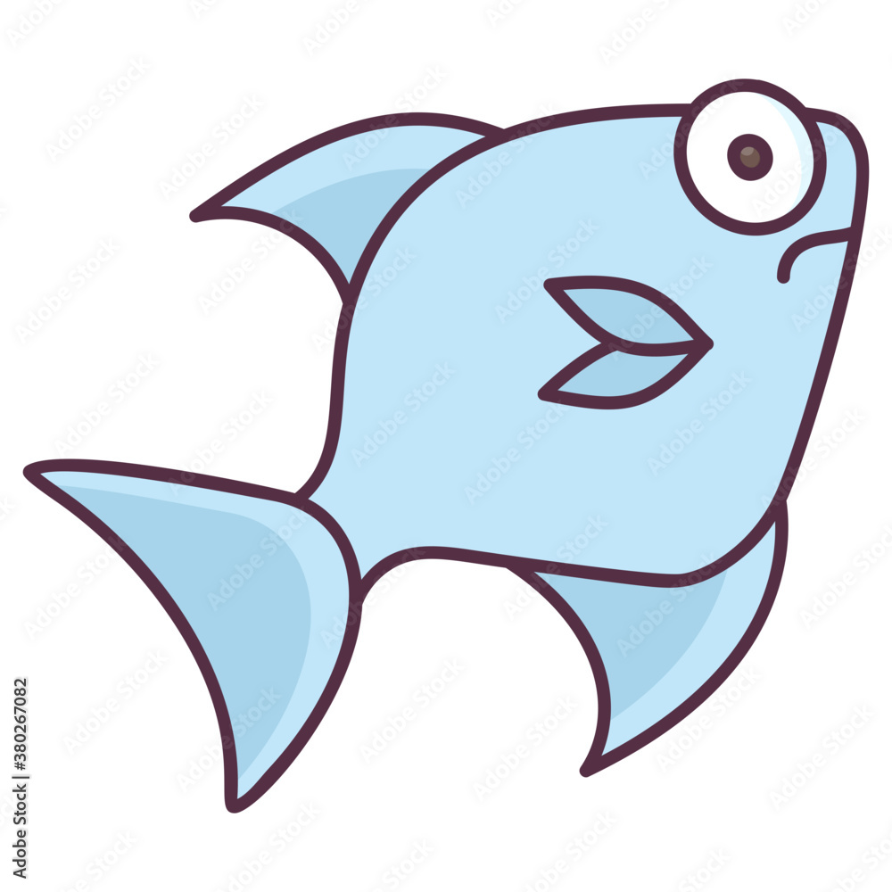Obraz premium Cartoon Fish 