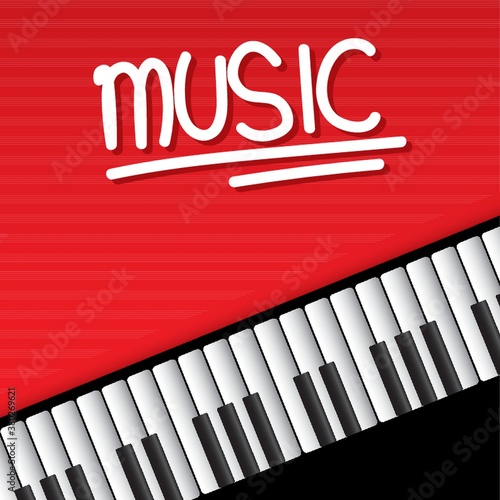 Music piano concept.