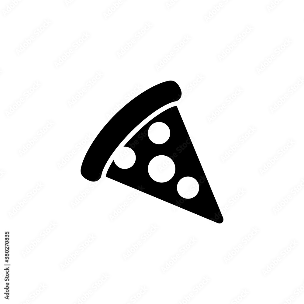 Pizza Icon Design Vector Template Illustration Pizza Icon Design Vector Template Illustration