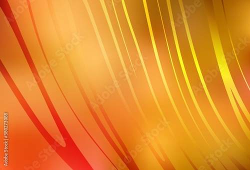 Light Orange vector backdrop with wry lines.